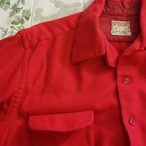 Vintage Red Wool Jacket